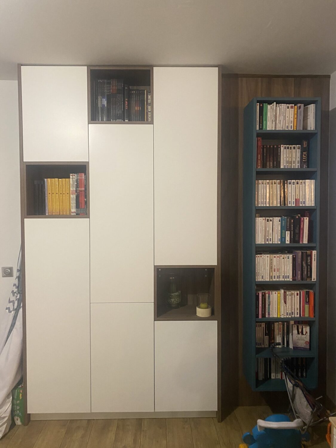 Bibliothèque et rangement sur mesure