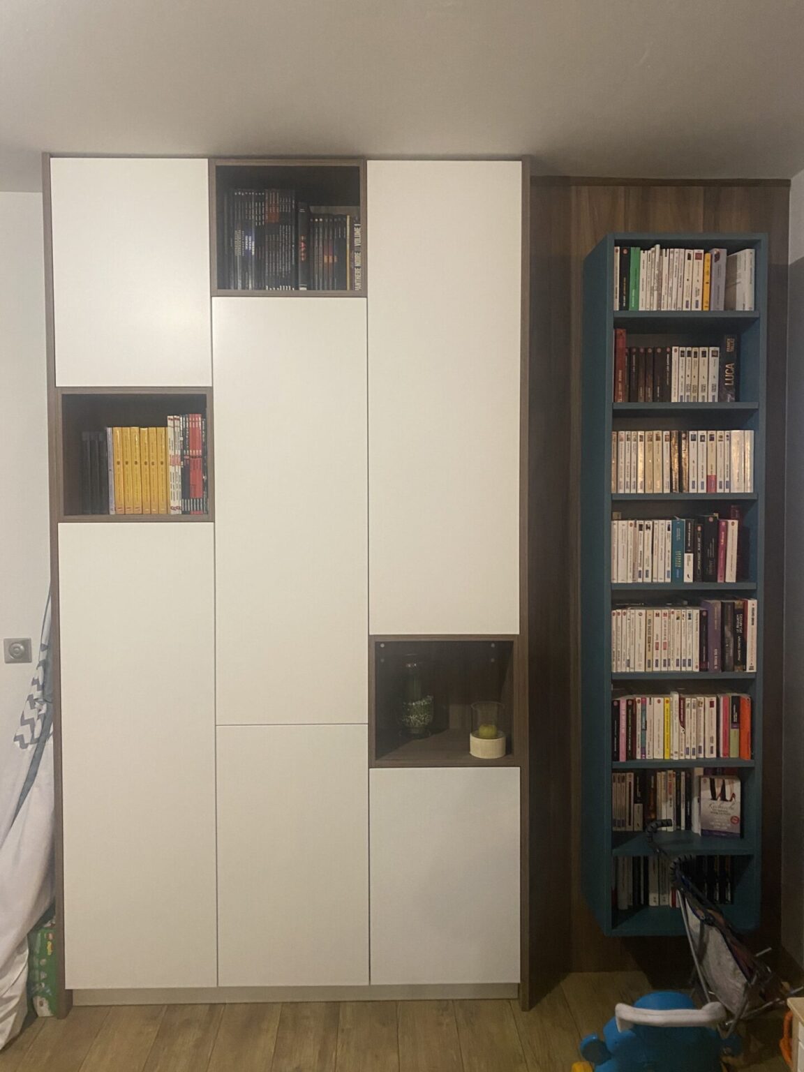 Bibliothèque et rangement sur mesure